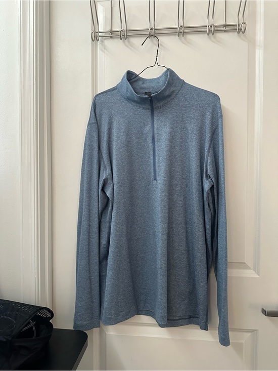 lululemon athletica Other - Lululemon Heather Blue Quarter-Zip Pullover